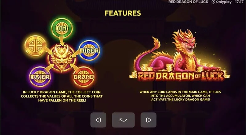 Red Dragon of Luck - Jackpoti Mini, Minor, Major и Grand